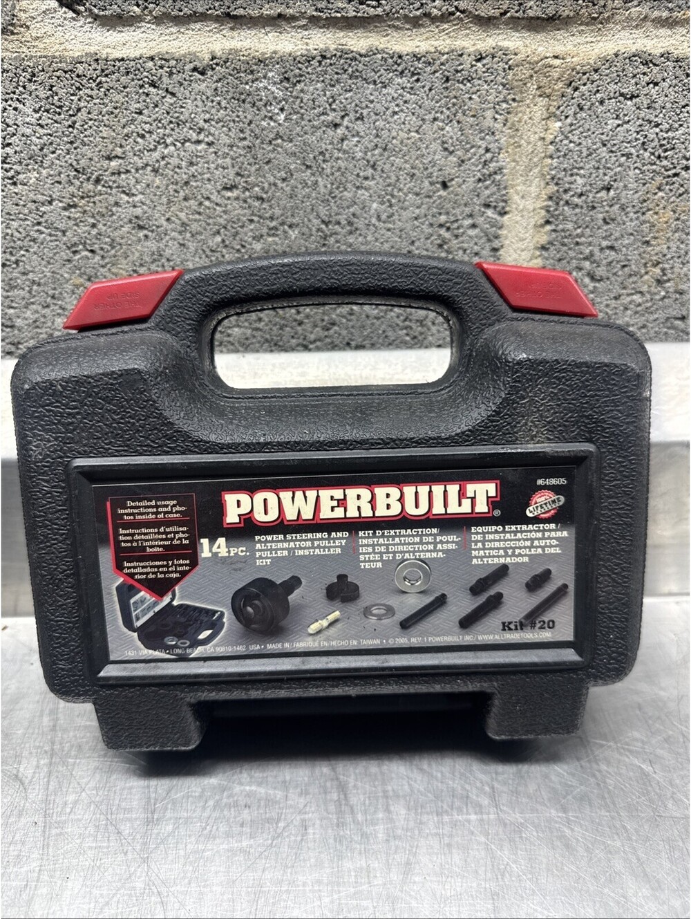 Power Built Power Steering And Alternator Puller Model 648605